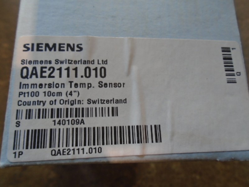 Siemens Temperatuur sensor PT100 - Kopen bij Spierings Koeltechniek