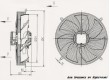 Sud Electric Ventilator Ø 350mm 230 v  zuigend.